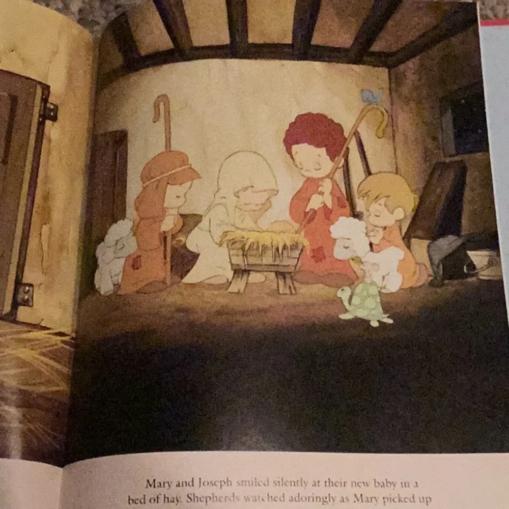 🙏 Precious Moments Timmy‘s Gift Christmas Story, A Golden Book HARDCOVER EVC
